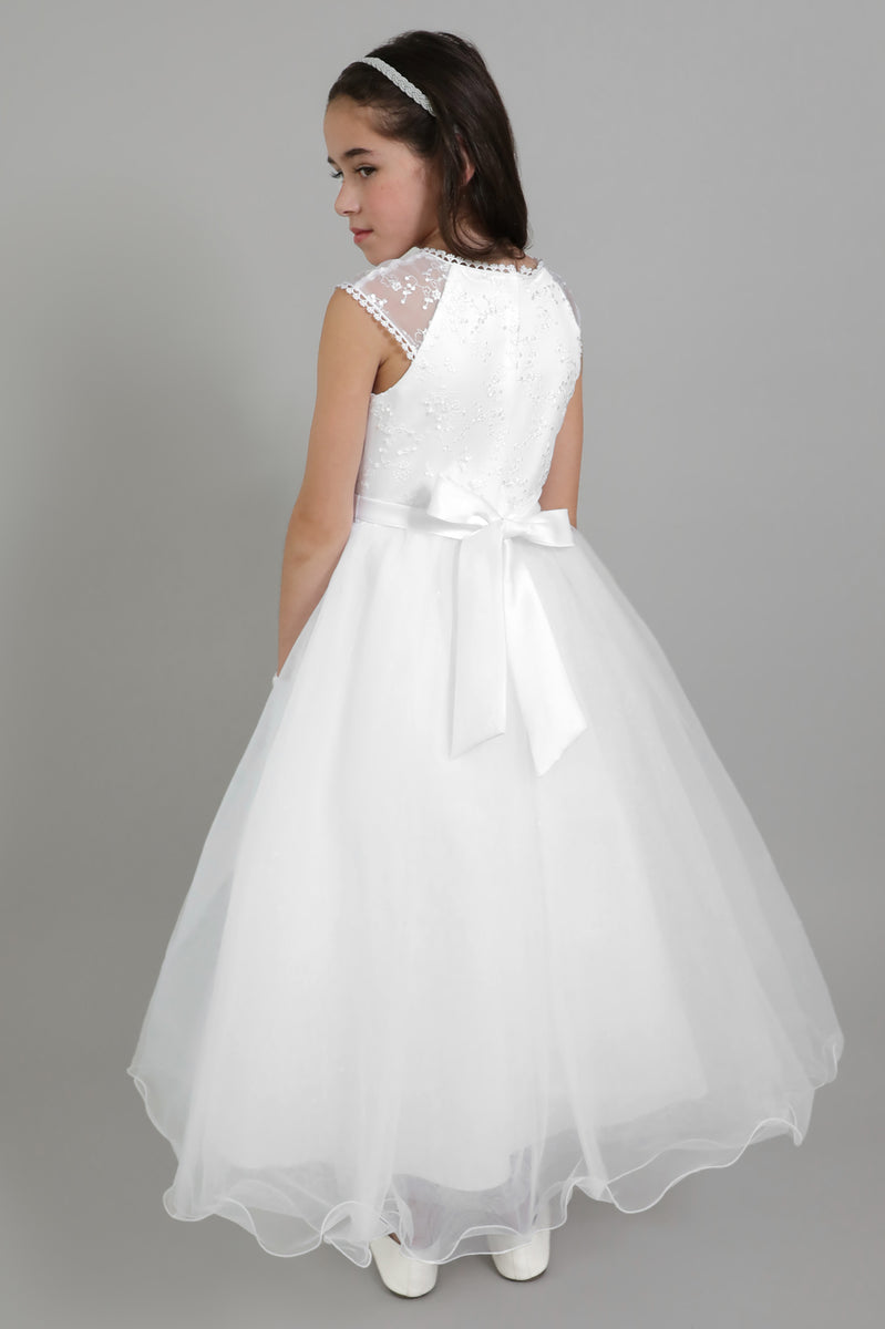 Helena White Communion Dress – Us Angels